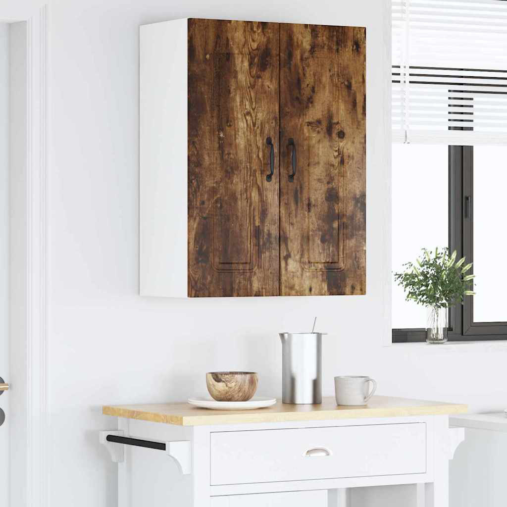 Vidaxl Kitchen Wall Cabinet With Shelf 2 Pcs Black 30 X 31 X 80 Cm