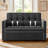 Brittany 54.2" Velvet Sleeper Sofa with USB Port and Storage Side Pockets-1922630945
