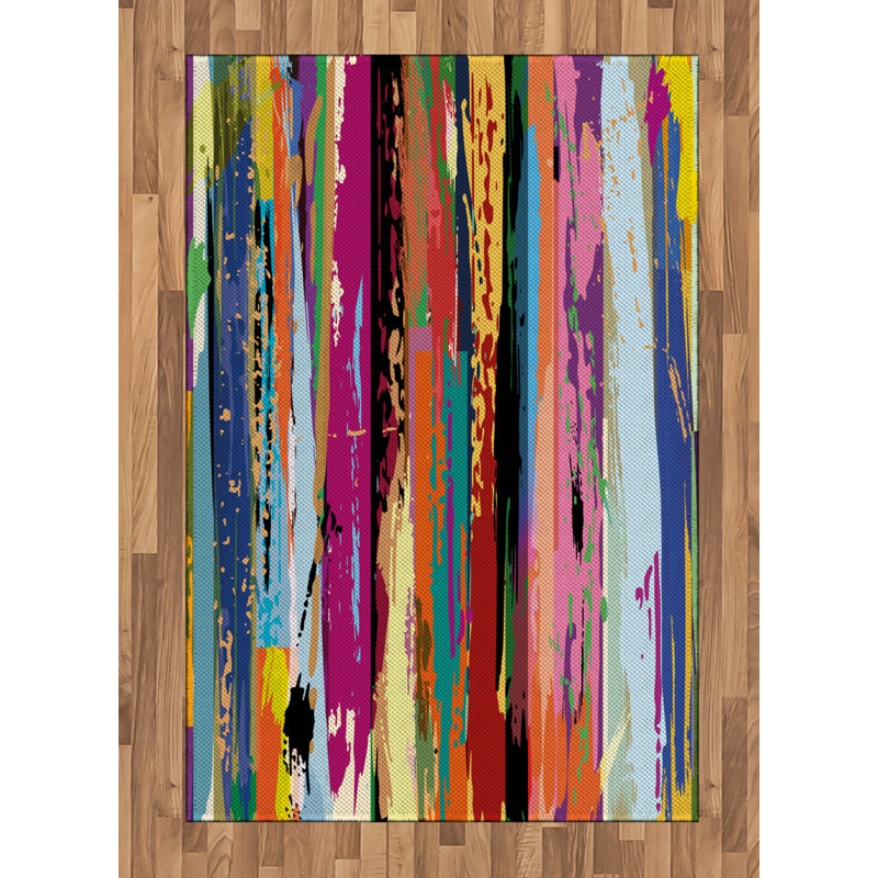 Abstract Hand Woven Area Rug, Rectangle 120 x 180cm