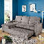 Kingston Upholstered L-shaped Sofa Bed & Chaise