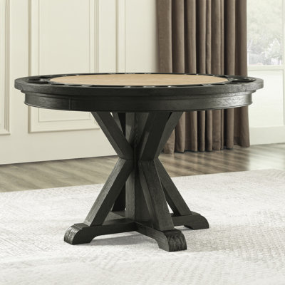 Table de poker pliable pour 8 joueurs Steve Silver Furniture