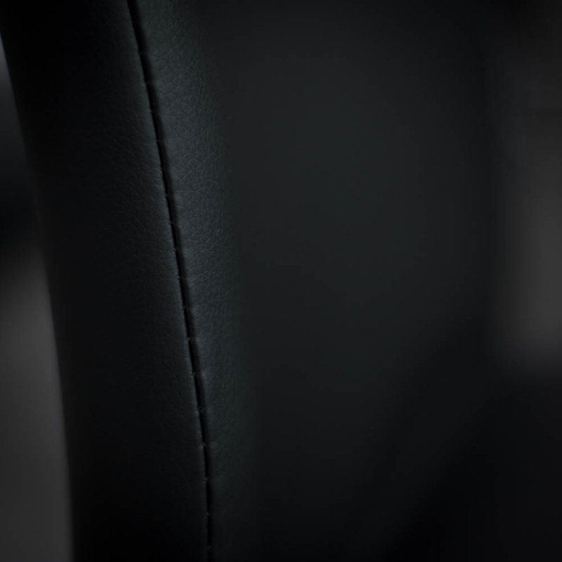 Chaise parsons rembourrée Holcombe, Noir