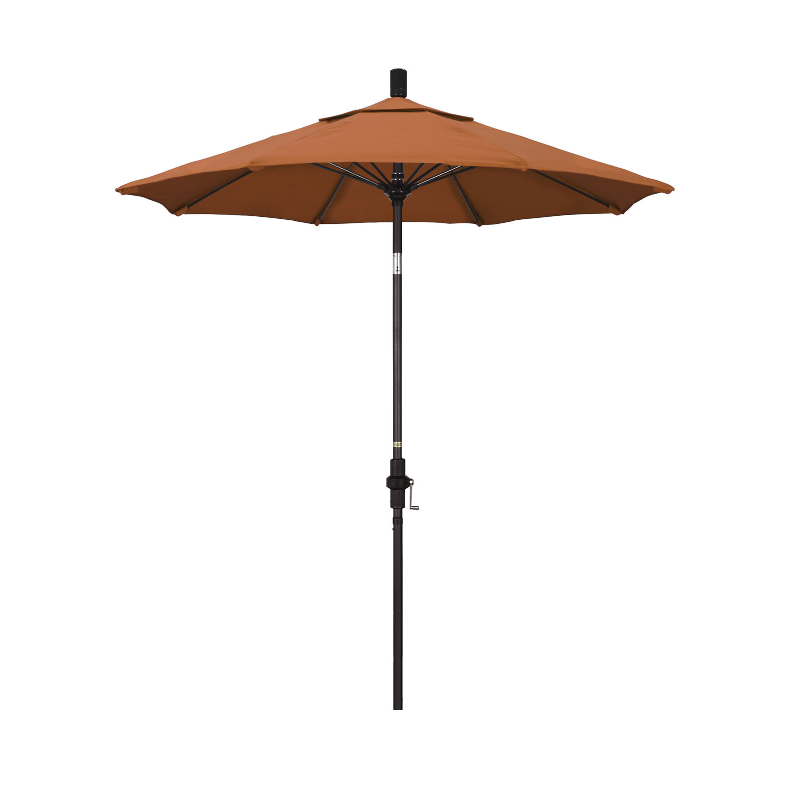 Brent 90'' Sunbrella® Outdoor Umbrella, Canvas Tuscan Sunbrella® Canvas, Black 