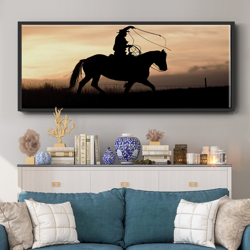 «Rope and Ride II», toile encadrée
