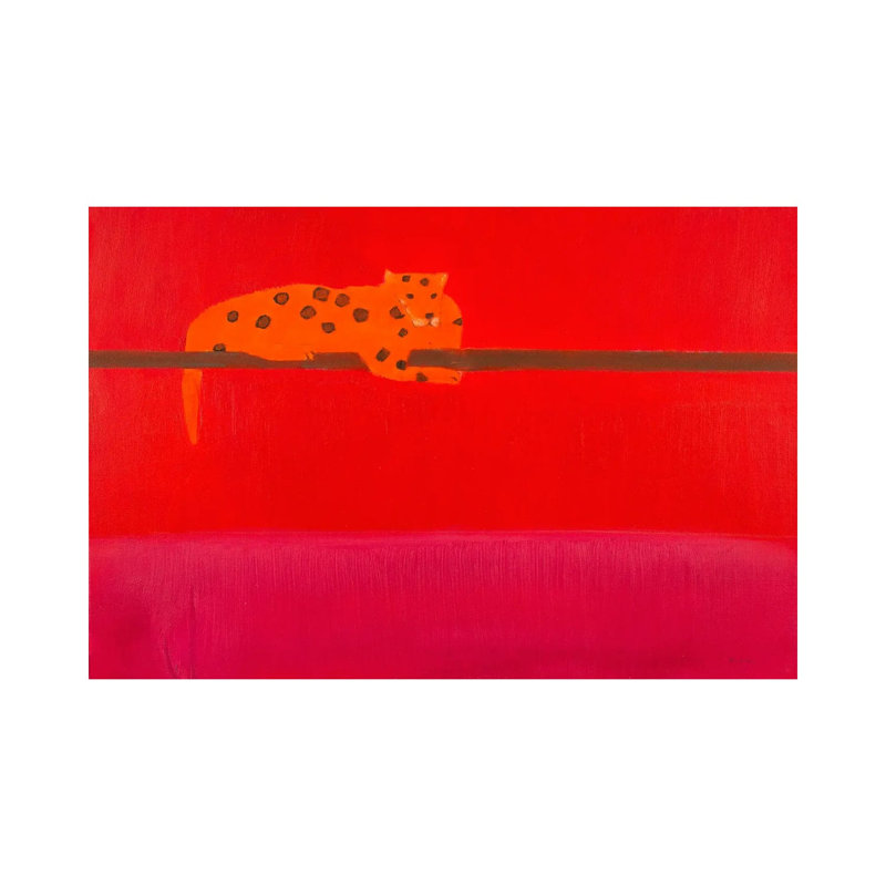 Jaguar by Andrew Squire - Wrapped Canvas Painting, 101.6 cm H x 66.04 cm W x 1.91 cm D