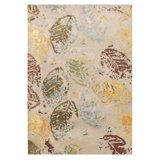 Hand Woven Cotton and Wool Floral Area Rug