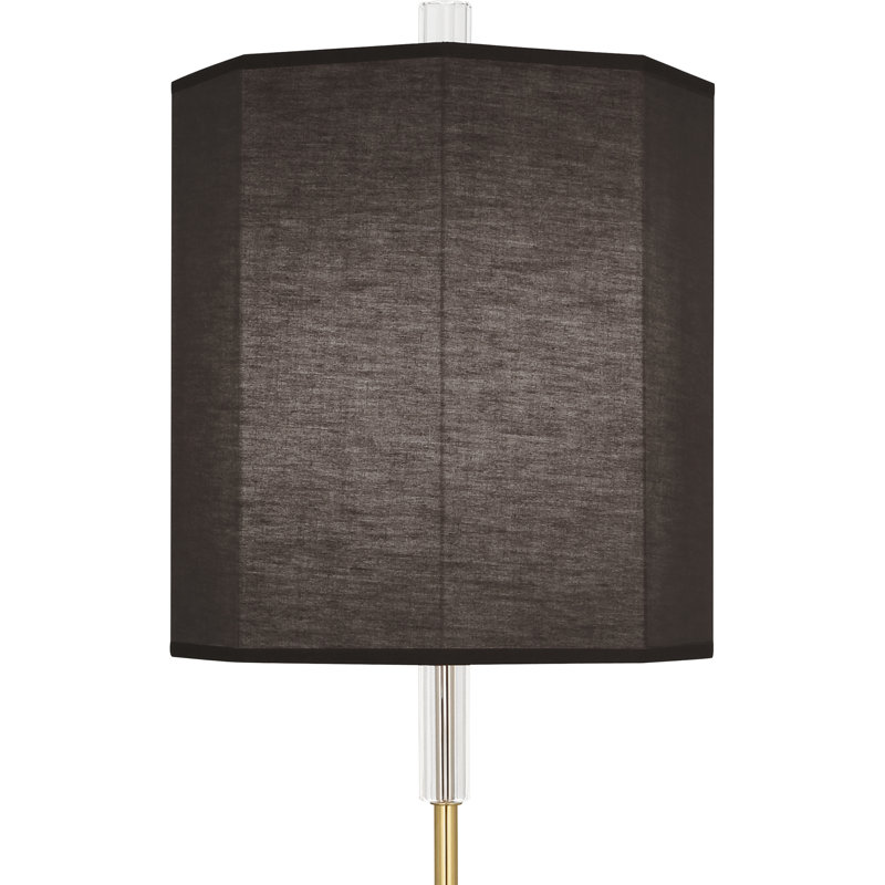 Kate Table Lamp, Modern Brass/Raven Black