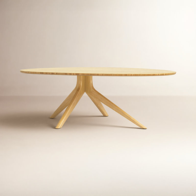 Chelse Solid Wood Coffee Table, Wheat