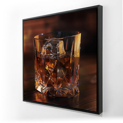 On the rocks - Purple Framed Canvas Wall Art for Home Decor