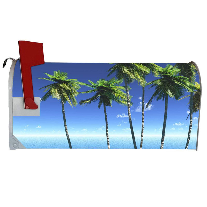 Couvercle de boîte aux lettres Tropical Palm Trees