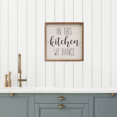 In This Kitchen We Dance White