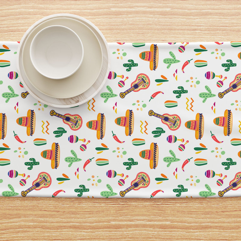 Rectangular Cotton Twill Table Runner