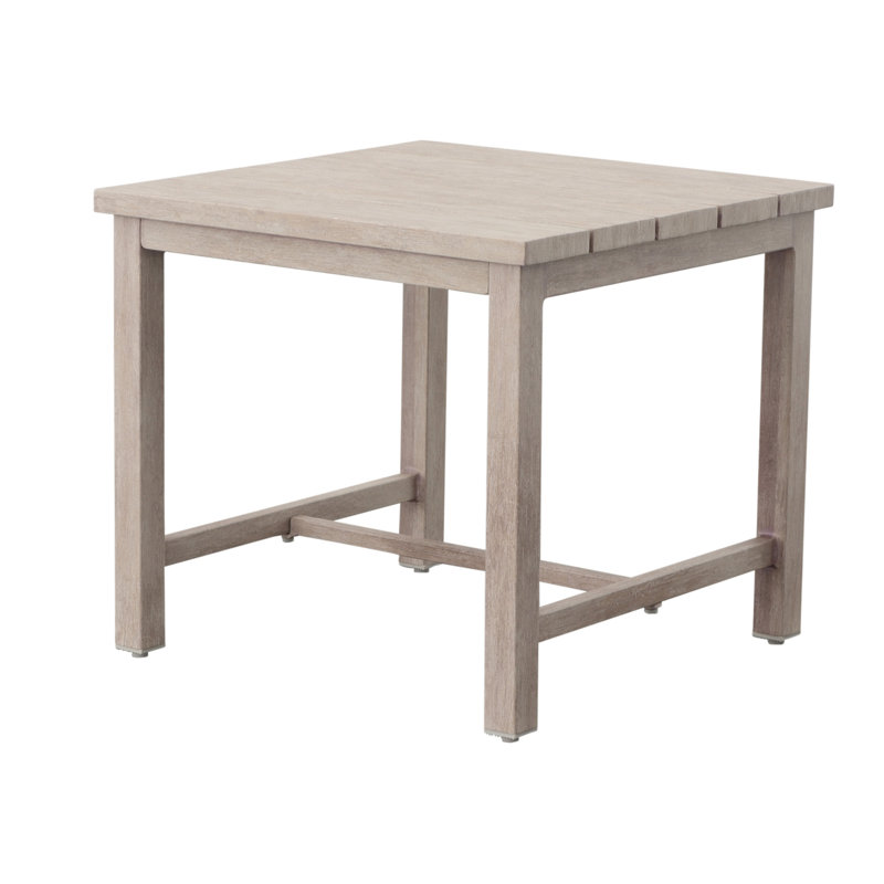 Tetra 22'' White Metal Outdoor Side Table