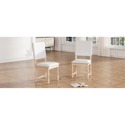 Chaises de salle à manger rembourrées avec dossier rembourré 2 pièces TopMAX