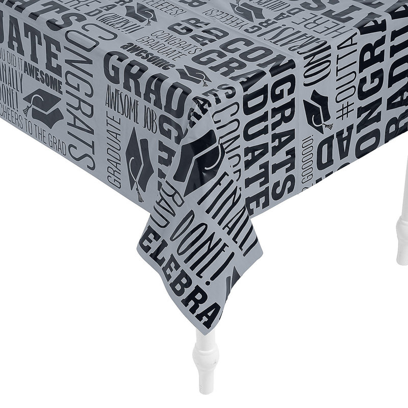 Nickles Disposable Graduation Tablecloth