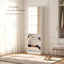 Armoire de rangement pour chaussures moderne avec miroir pour couloir étroit et entrée-1017629853