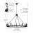 8 - Light Dimmable Wagon Wheel Chandelier-267071755