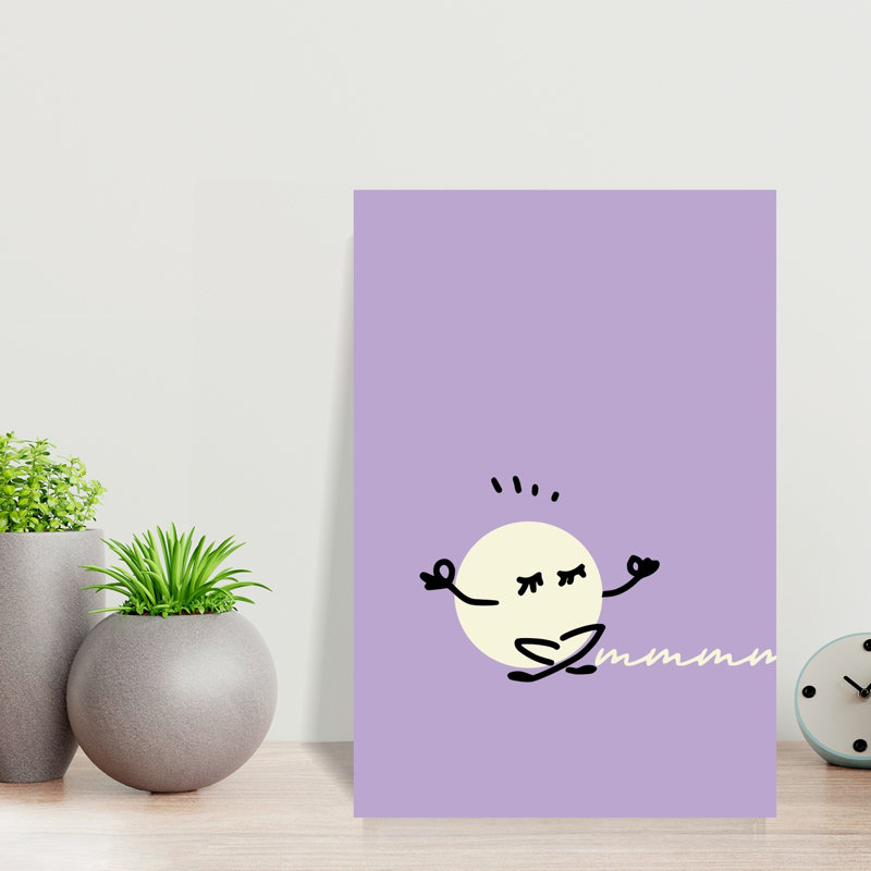 Mindful Meditation Moment Peaceful Serene Tranquil Wall Art Print by Annick - Wrapped Canvas Print, 45.72cm H x 30.48cm W