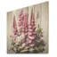 Rose Foxglove Harmony Aesthetic Stone Ensemble I - Foxglove sur impression sur bois-1727082814