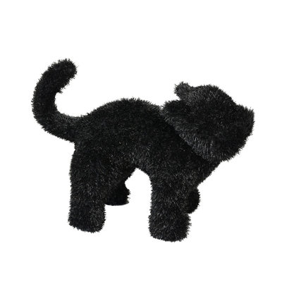 Chat noir, 50 cm