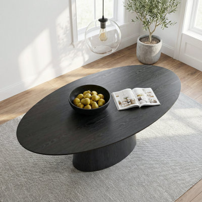 Chynthia 72'' Oval Pedestal Dining Table