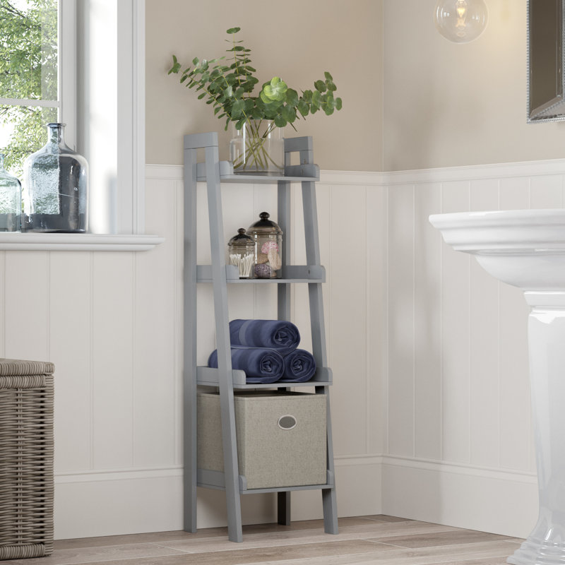 Sarromo Bathroom Shelves, Gray