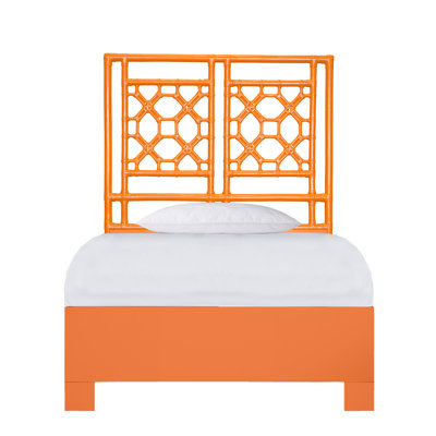 Lattice Back Platform Bed