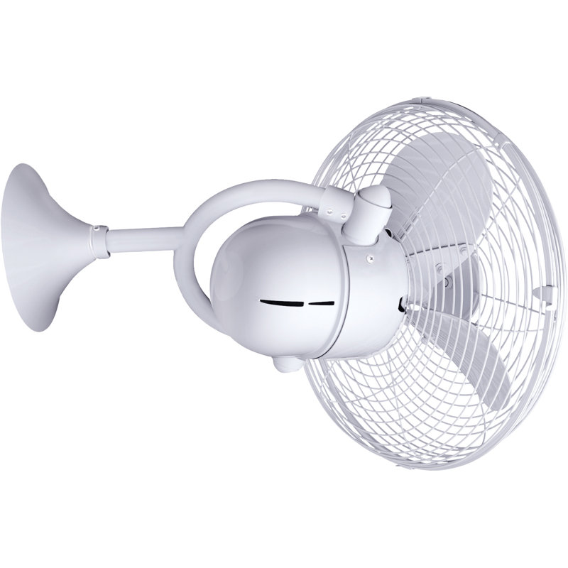 Ventilateur de plafond standard à 3 pales de 13 po avec contrôle mural