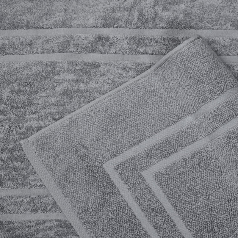  850 gsm 100% Cotton super soft , highly absorbent & quick-dry Terry Bathmat- not a bathroom rug, Gray