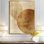 Abstrait abstrait arc-en-ciel neutre - art mural beige