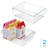 iDesign Fridge Storage Bin with Handle - Fridge Tray for Snacks, Meats, and Cheeses