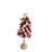 Handmade Wool Felt Tree With Star And Wood Ball Base
