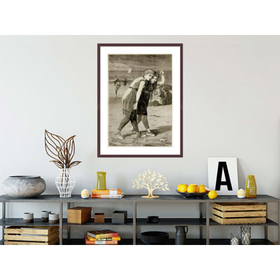 «The Bathers» par Winslow Homer - impression giclée encadrée