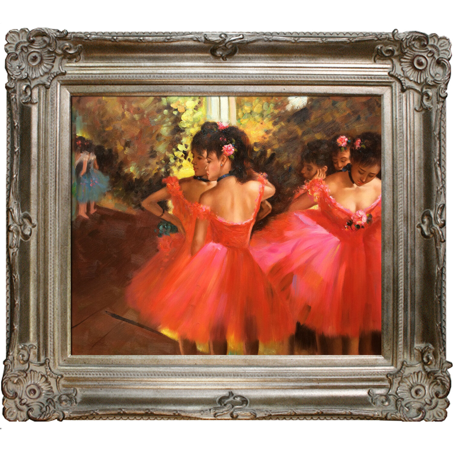 DIY Oil Painting Kit,The Rehearsal Painting by Edgar Degas DIY Oil Painting  Paint by Number Kits