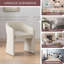 Chaise moderne avec accoudoirs rembourrés de 19,3 po de hauteur -1912782540