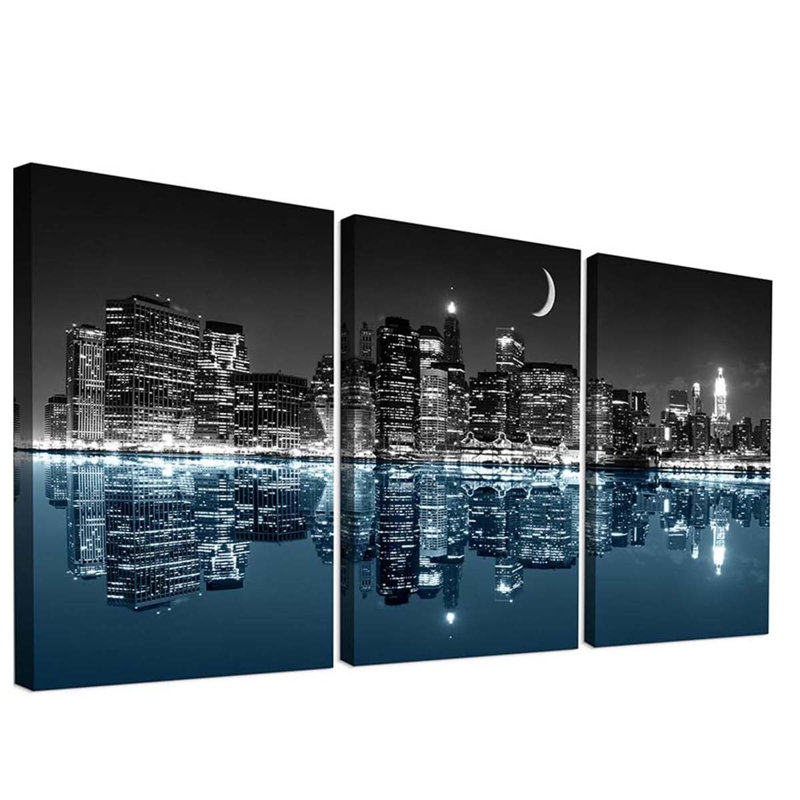 3 Piece Wrapped Canvas Print