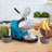 Snow Cone Machine with 3 Stainless Steel Blades -  Powerful 170W Easy To Use Countertop Crushed Ice Maker, Blue