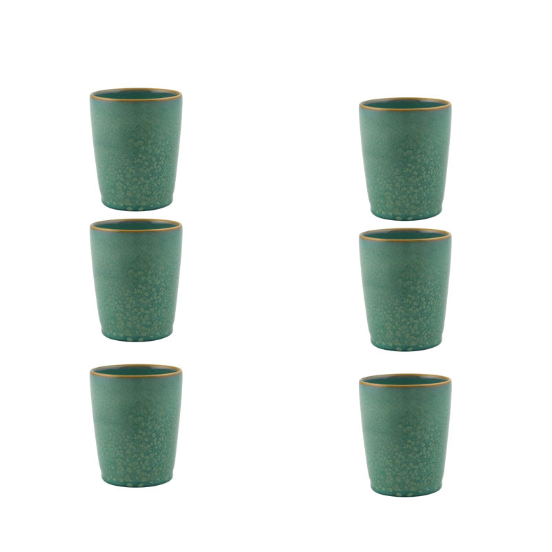 Gemstone Jade Stoneware Teacup