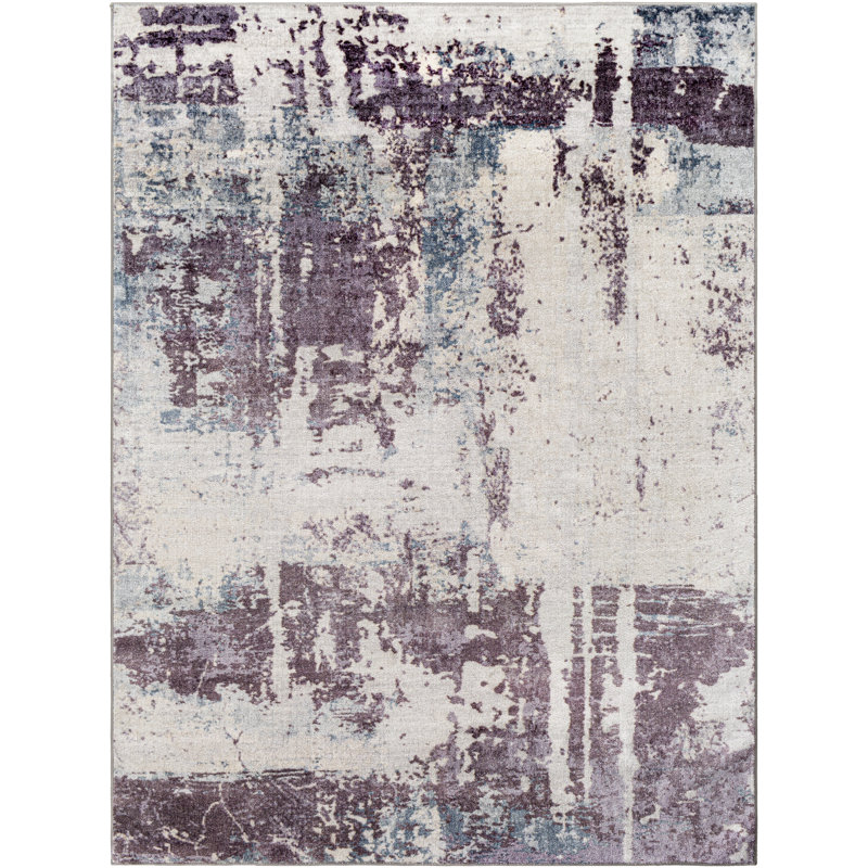 Mckellar Abstract Indoor Rug, Rectangle 2'7" x 4'