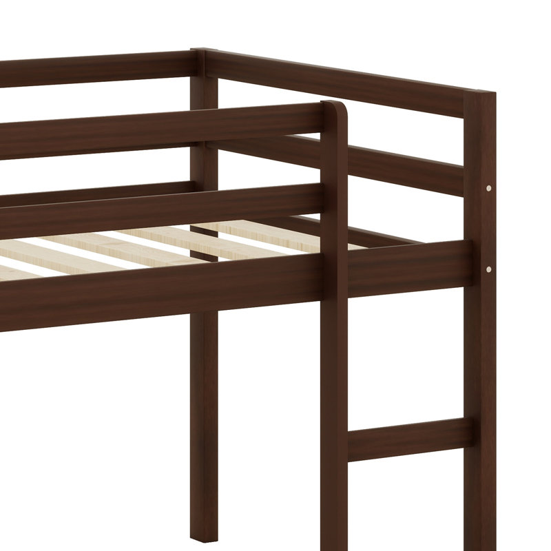 Multifunctional Loft Bed, Includes Slide, Espresso