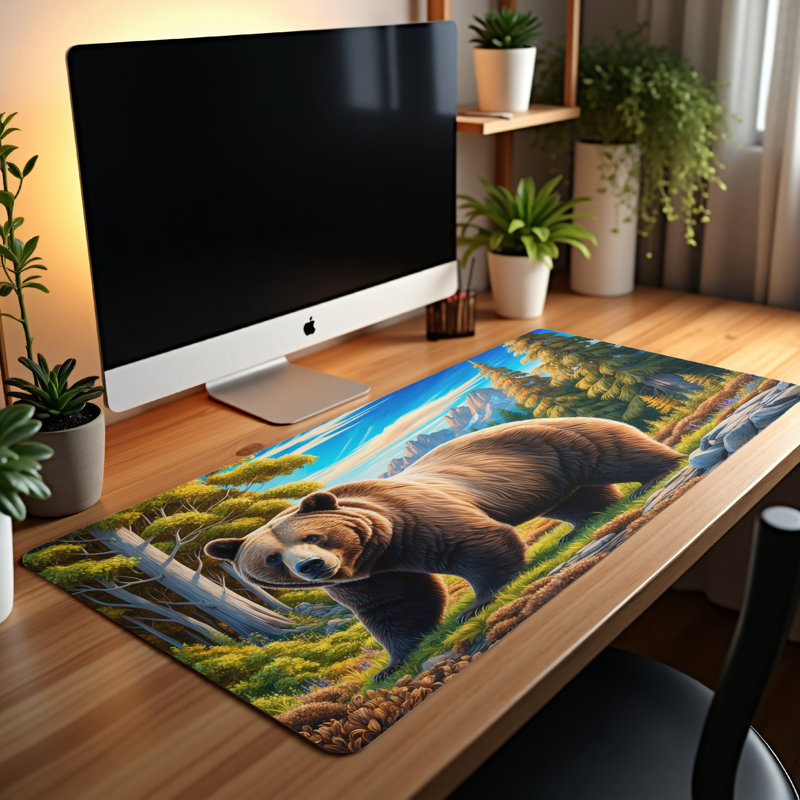 Polyester Desk Pad, 14.4x12.1