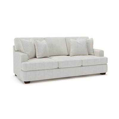 Emilio 90" Recessed Arm Sofa with Reversible Cushions