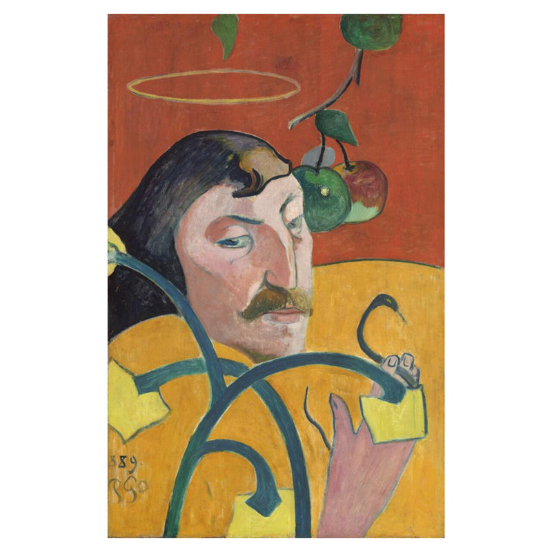 Autoportrait par Paul Gauguin - Estampe numérique, H 40 po x l 32 po