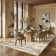 Sarah Modern Abstract Machine Washable Area Rug with Non-Slip Backing