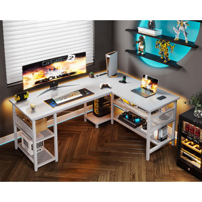 Amun L-Shaped Writing Desk