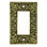 GLENDALE SINGLE GFI SWITCH COVER; IN MUSEUM GOLD