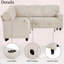 Canapé-lit modulaire en L avec canapé-lit, chargement USB et rangement pour les espaces de vie modernes.-324040814