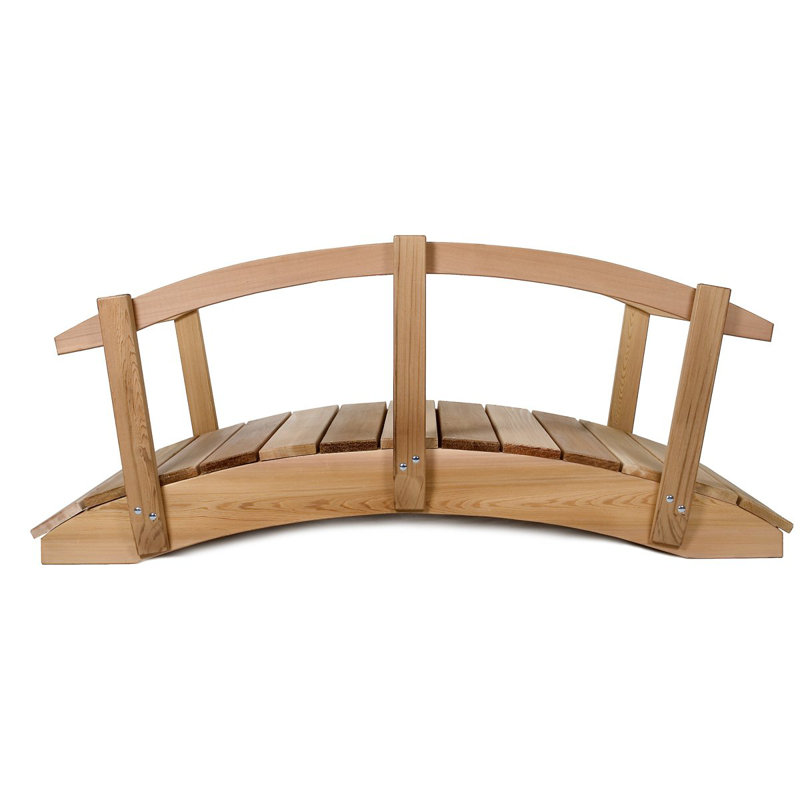 Pont de jardin avec rails latéraux Cuadra, 72 po