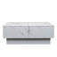 Table basse avec plateau coulissant