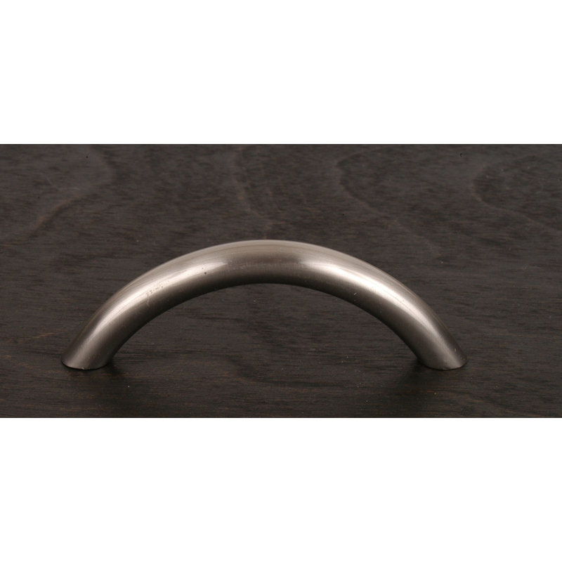 Poignée arche 3 de centre à centre demi-lune CP Series, Nickel satiné